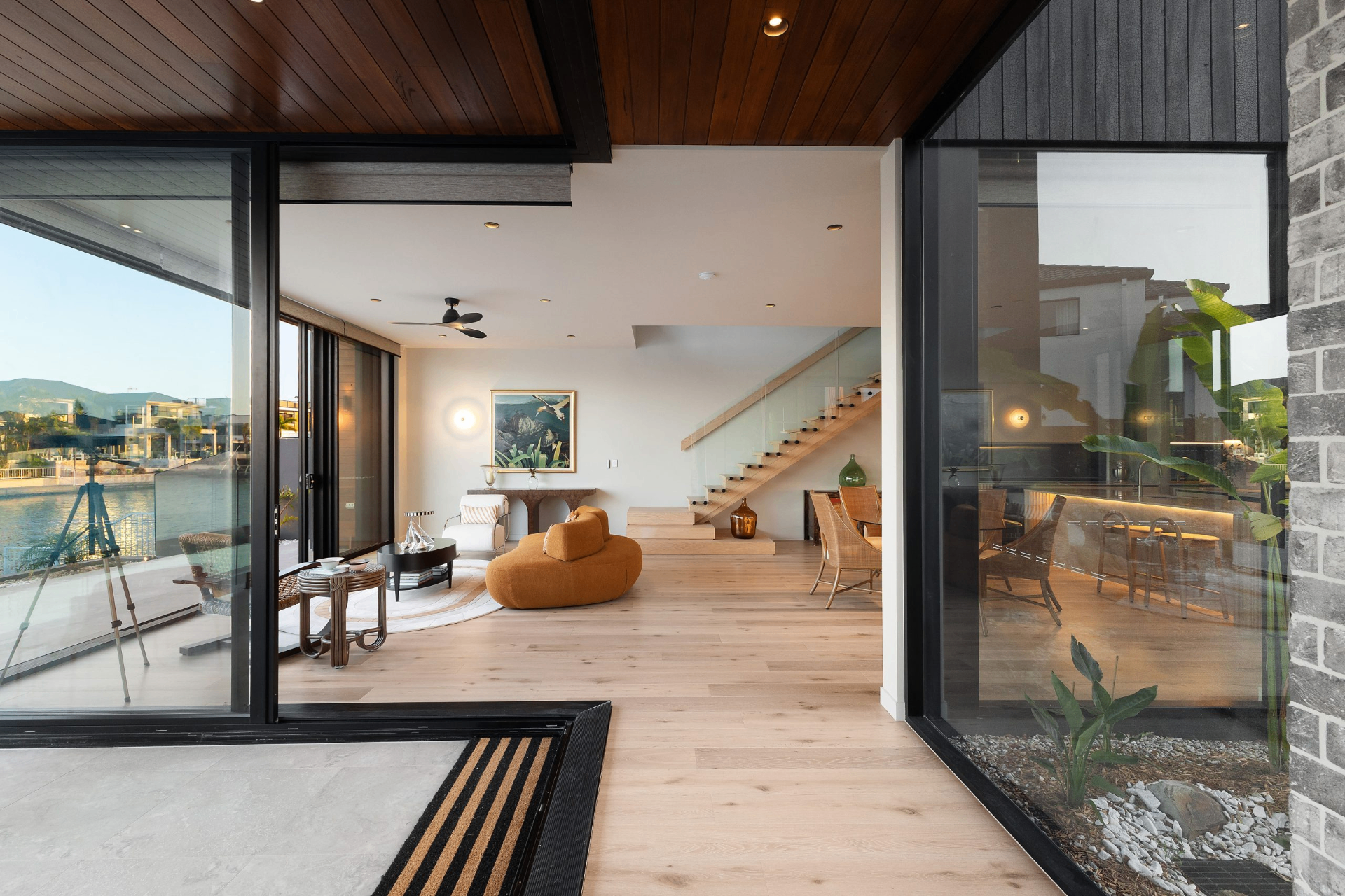 Open-plan interior of a Nikal luxury home